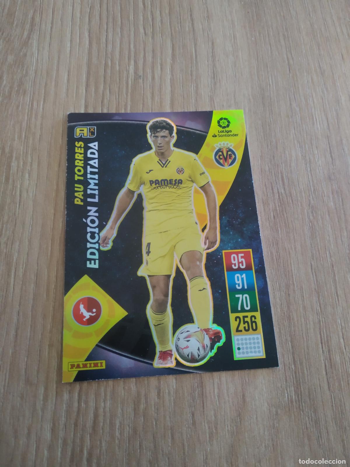 Fu&szlig;ball-Sticker: PAU TORRES VILLARREAL EDICION LIMITADA CROMO FUTBOL PANINI LIGA 21-22 ADRENALYN 2021-2022
