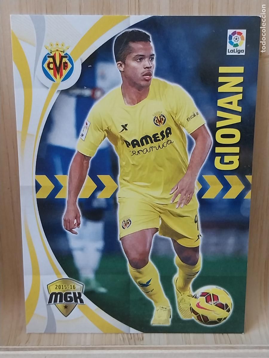 Fu&szlig;ball-Sticker: GIOVANI VILLARREAL MGK MEGA KRACKS 2015 15 16 CROMO 533 PANINI ORIGINAL **