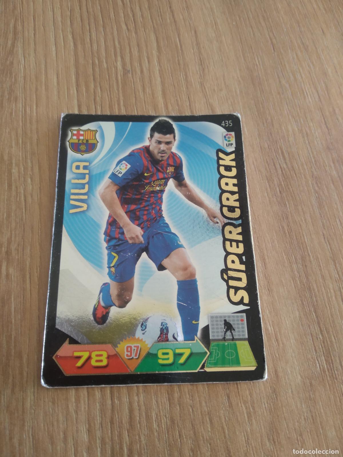 Cromos de F&uacute;tbol: 435 VILLA BARCELONA BAR&Ccedil;A SUPERCRACK CROMO FUTBOL PANINI LIGA 11-12 ADRENALYN 2011-2012