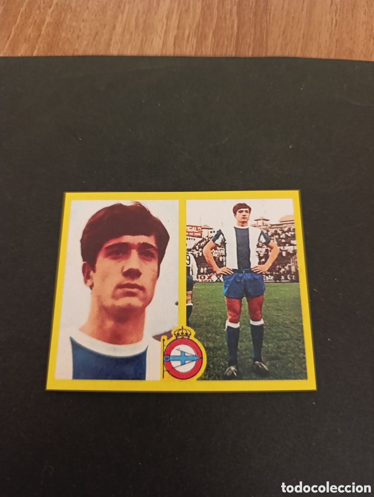 Cromos de F&uacute;tbol: Cromo Vales Deportivo de La Coru&ntilde;a Liga Este 72 73, ampliaci&oacute;n de la colecci&oacute;n