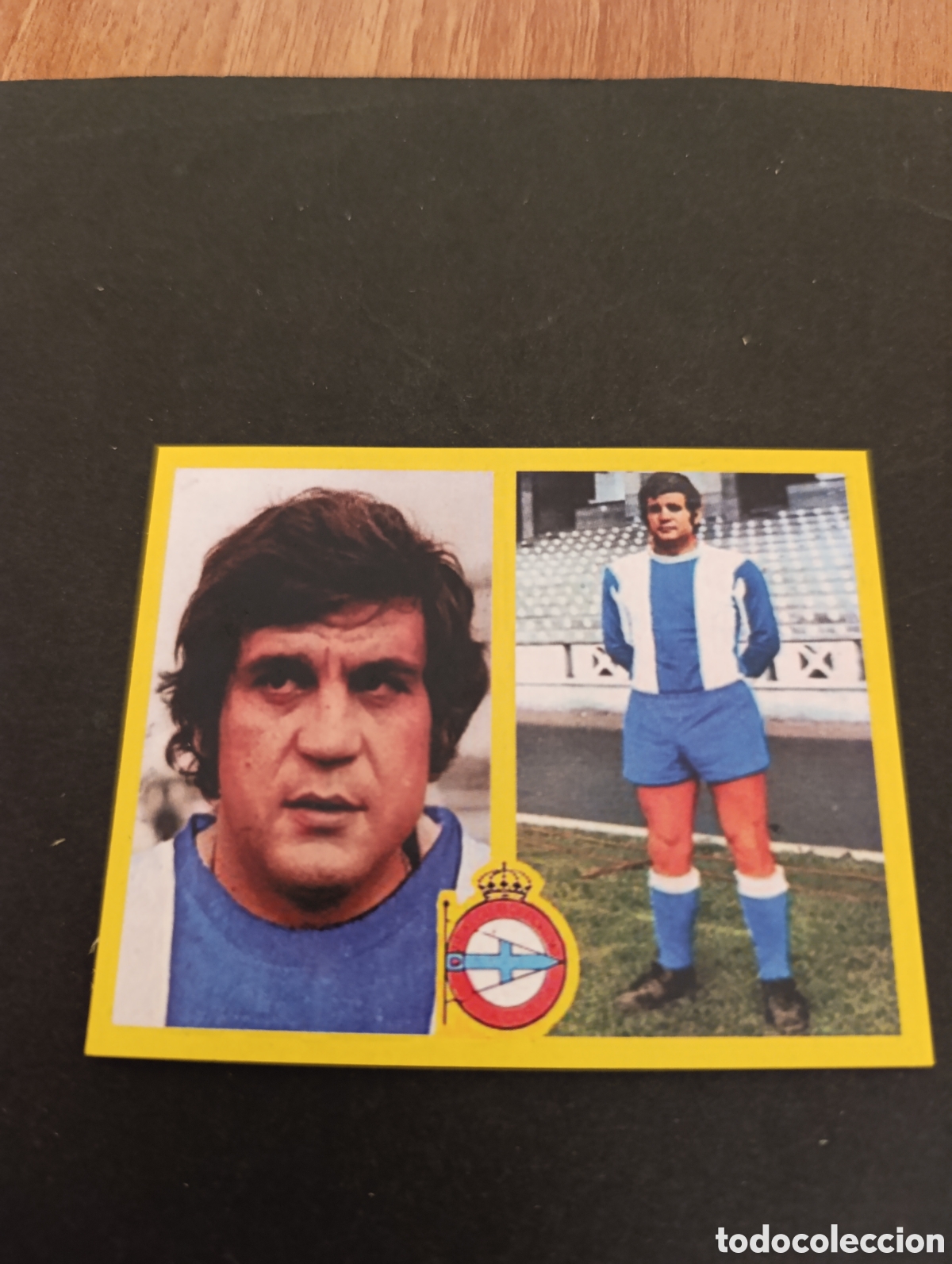 Figurine di Calcio: Cromo Prieto Deportivo de La Coru&ntilde;a Liga Este 72 73, ampliaci&oacute;n de la colecci&oacute;n