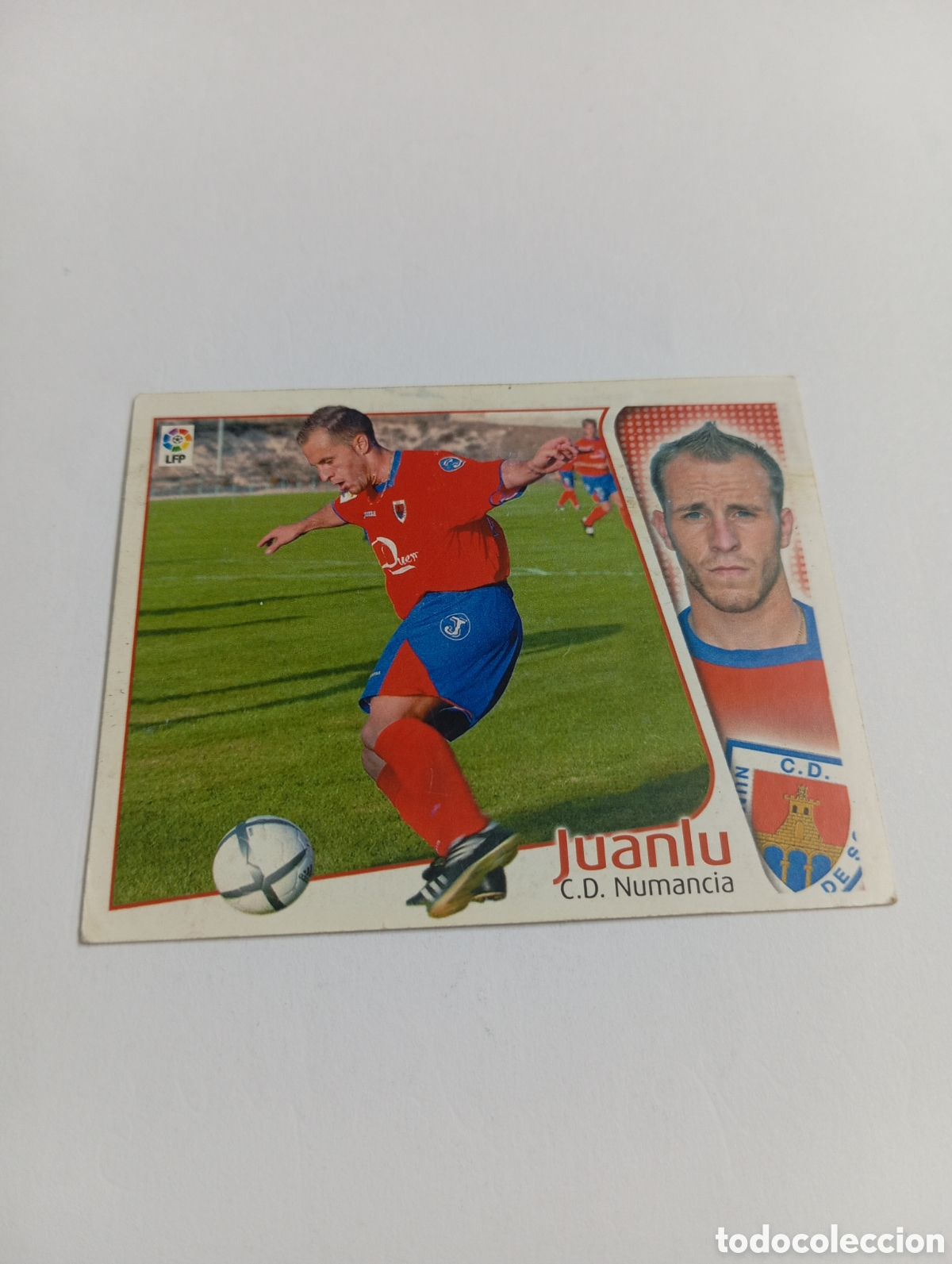 Cromos de F&uacute;tbol: JUANLU Numancia LIGA ESTE 2004 2005 PANINI 04 05