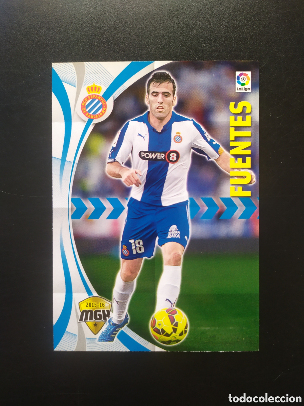 Fu&szlig;ball-Sticker: Megacracks 2015 2016 15 16 panini Fuentes n&deg; 199 Espanyol