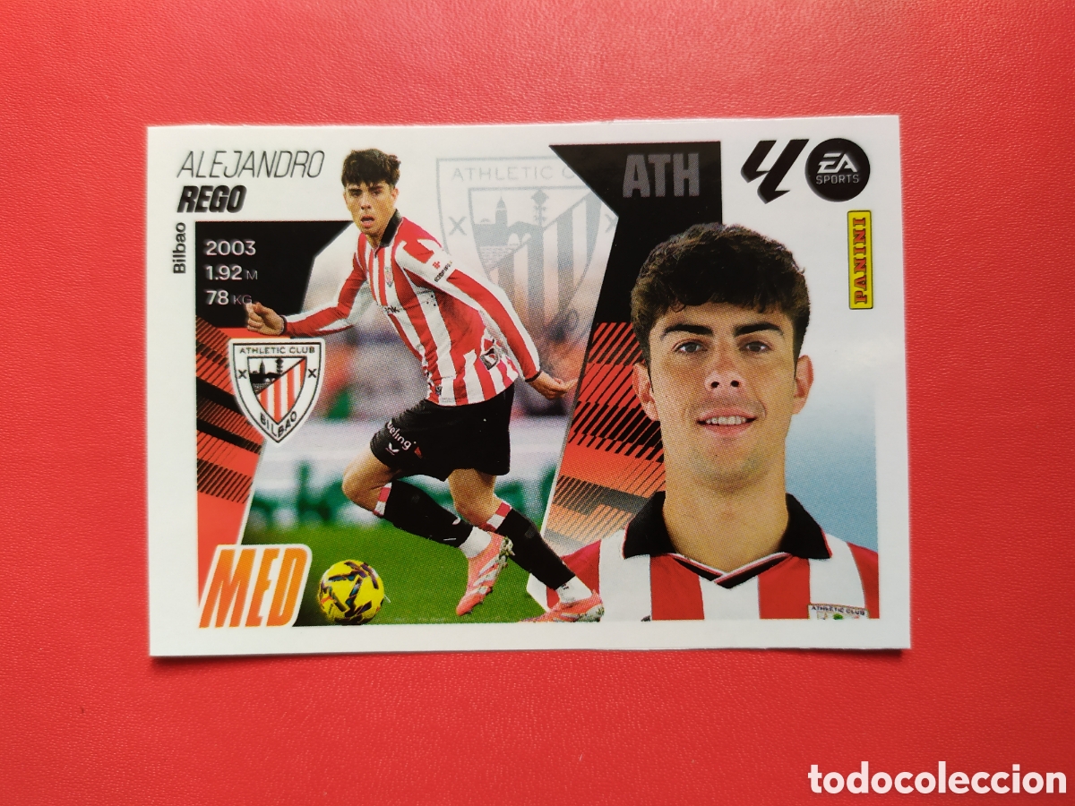 Cromos de F&uacute;tbol: ALEJANDRO REGO ATHLETIC CLUB NUM 2 MERCADO INVIERNO PANINI 25 26