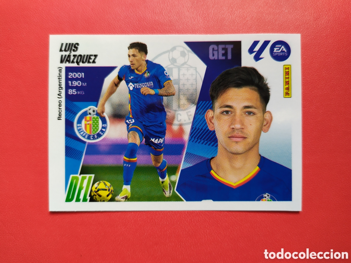 Cromos de F&uacute;tbol: LUIS V&Aacute;ZQUEZ GETAFE CF NUM 18 MERCADO INVIERNO PANINI 25 26