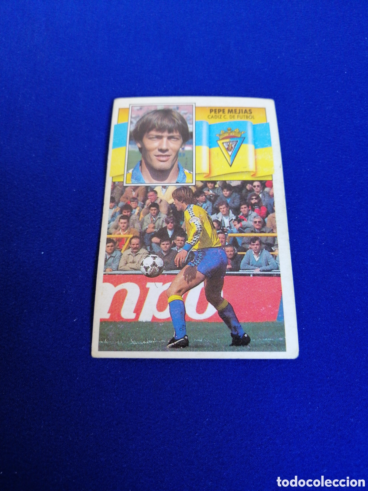 Cromos de F&uacute;tbol: LIGA 90-91 CADIZ CLUB DE F&Uacute;TBOL - PEPE MEJ&Iacute;AS FICHAJES N&deg;3
