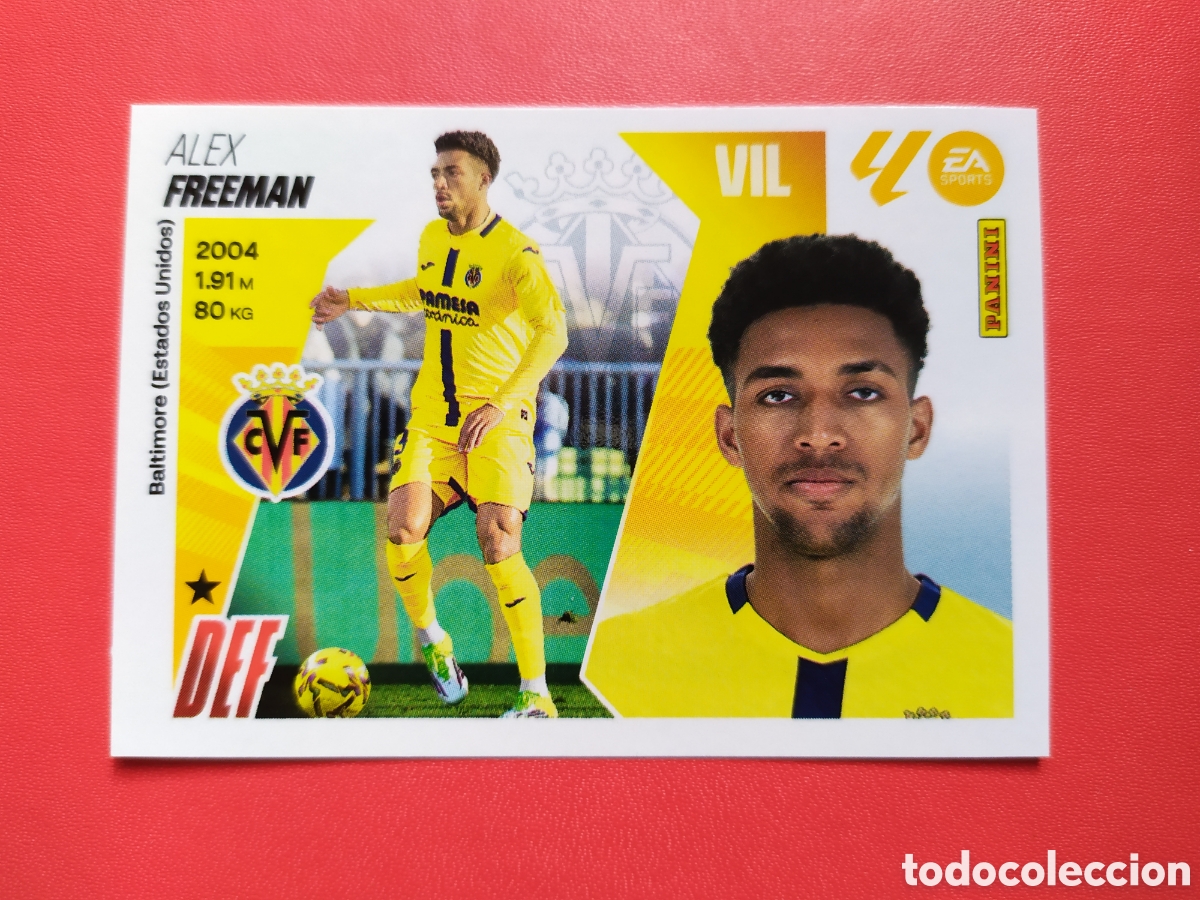 Cromos de F&uacute;tbol: ALEX FREEMAN NUM 37 MERCADO INVIERNO PANINI 25 26