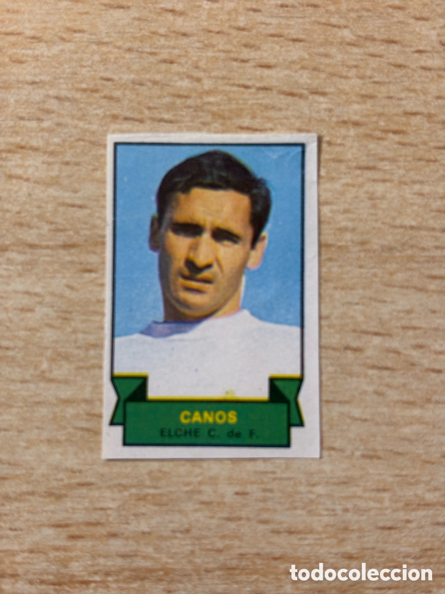 Cromos de F&uacute;tbol: Canos Elche CF Topps Tard&agrave; Ib&eacute;rica 1970 sin pegar