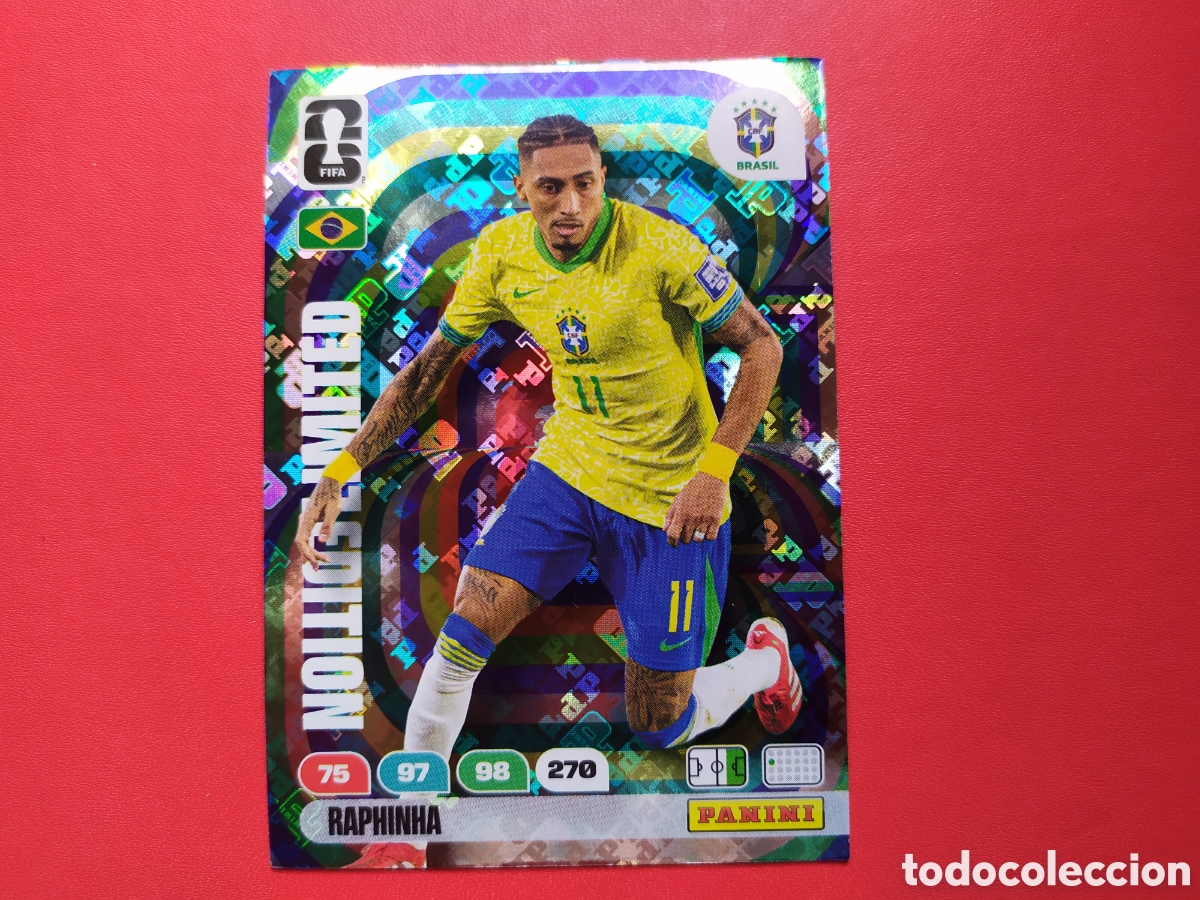 Fu&szlig;ball-Sticker: RAPHINHA -LIMITED EDITION- BRASIL FIFA WORLD CUP 2026 ADRENALYN PANINI