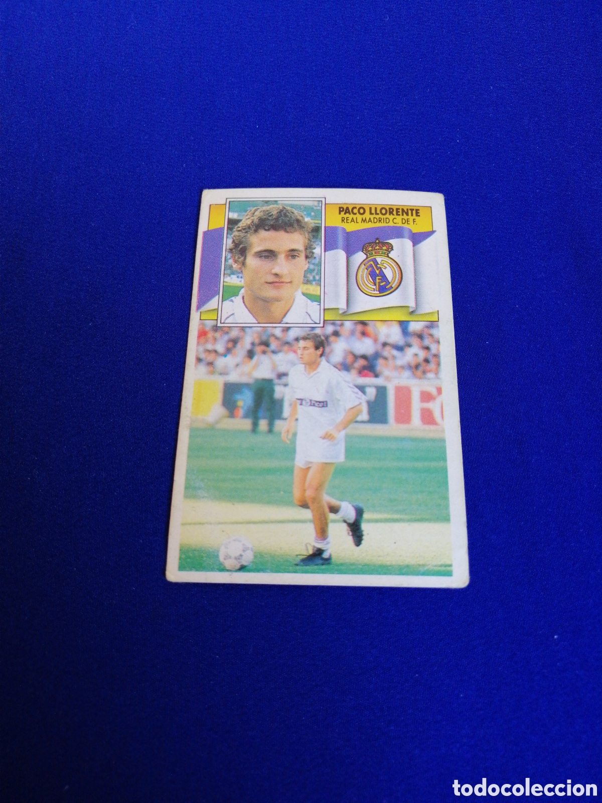 Football Stickers: LIGA 90-91 REAL MADRID - PACO LLORENTE