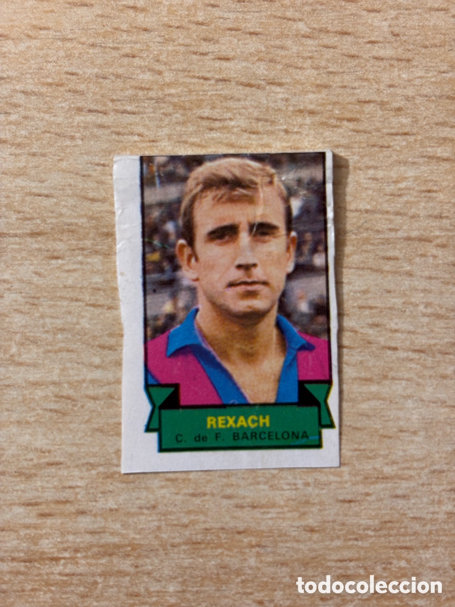Cromos de F&uacute;tbol: Rexach CF Barcelona Topps Tard&agrave; Ib&eacute;rica 1970 sin pegar