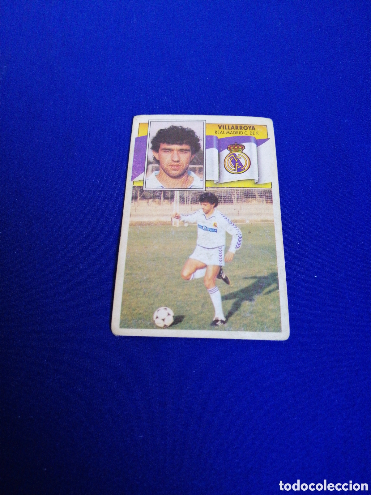 Football Stickers: LIGA 90-91 REAL MADRID - VILLARROYA