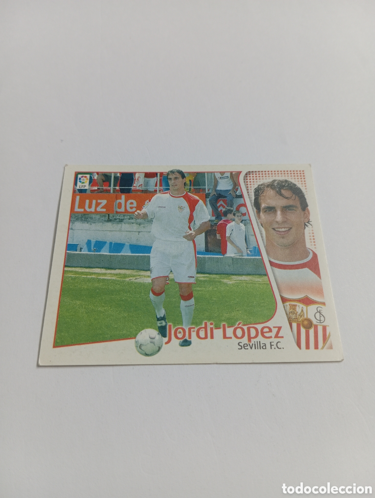 Football Stickers: JORDI L&Oacute;PEZ COLOCA Sevilla LIGA ESTE 2004 2005 PANINI 04 05
