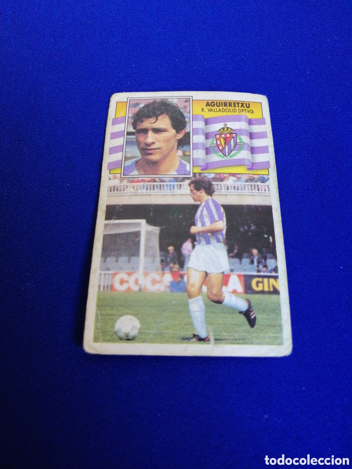 Figurine di Calcio: LIGA 90-91 REAL VALLADOLID - FICHAJES N&deg;14 AGUIRRETXU