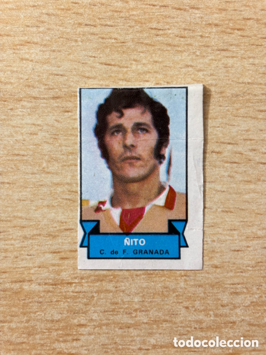 Cromos de F&uacute;tbol: &Ntilde;ito CF Granada Topps Tard&agrave; Ib&eacute;rica 1970 sin pegar