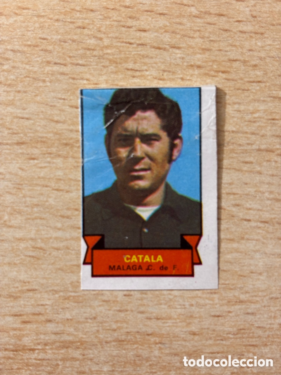 Cromos de Futebol: Catala M&aacute;laga CF Topps Tard&agrave; Ib&eacute;rica 1970 sin pegar