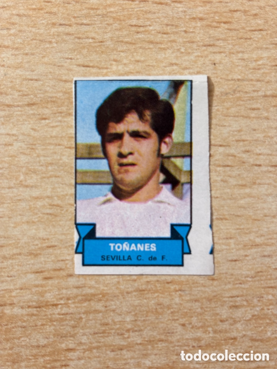 Cromos de Futebol: To&ntilde;anes Sevilla CF Topps Tard&agrave; Ib&eacute;rica 1970 sin pegar