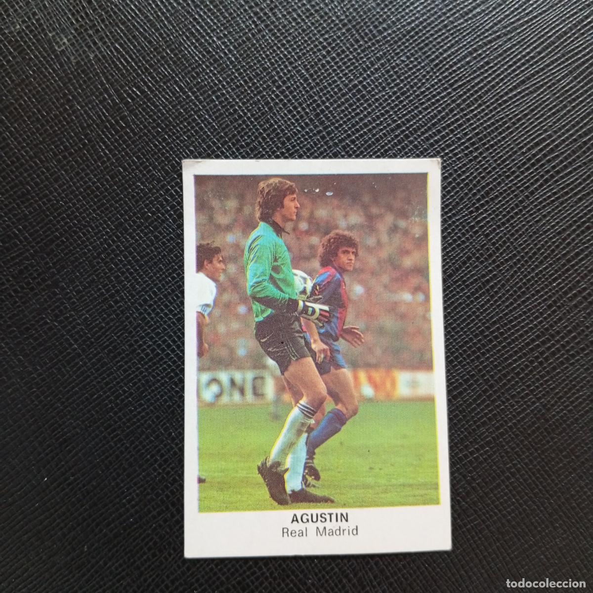 Fu&szlig;ball-Sticker: AGUSTIN REAL MADRID CANO 1983 1984 CROMO FUTBOL 83 84 LIGA - DESPEGADO - A113 PG55