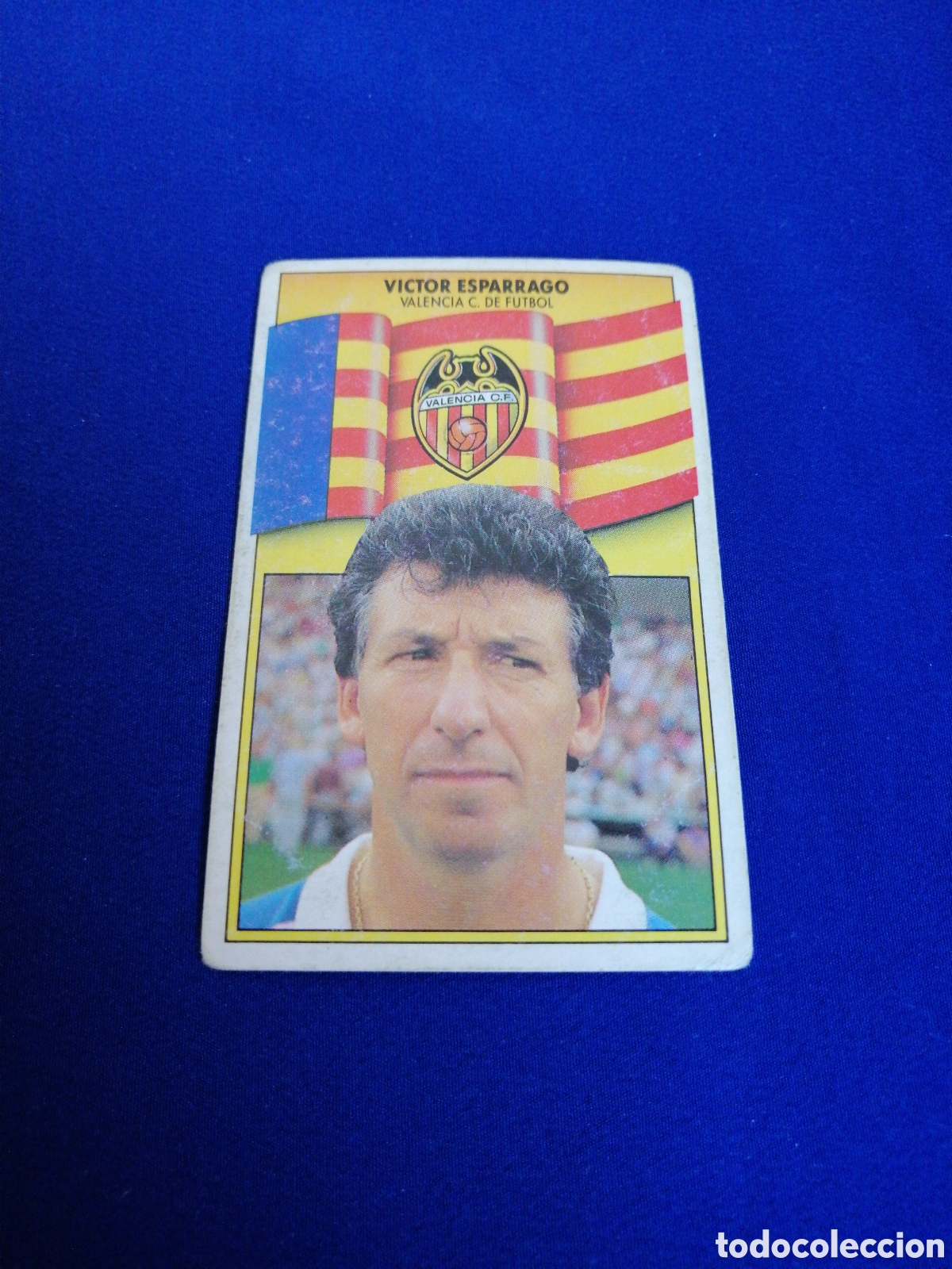 Cartes &agrave; collectionner de Football: LIGA 90-91 VALENCIA CLUB DE F&Uacute;TBOL - VICTOR ESPARRAGO