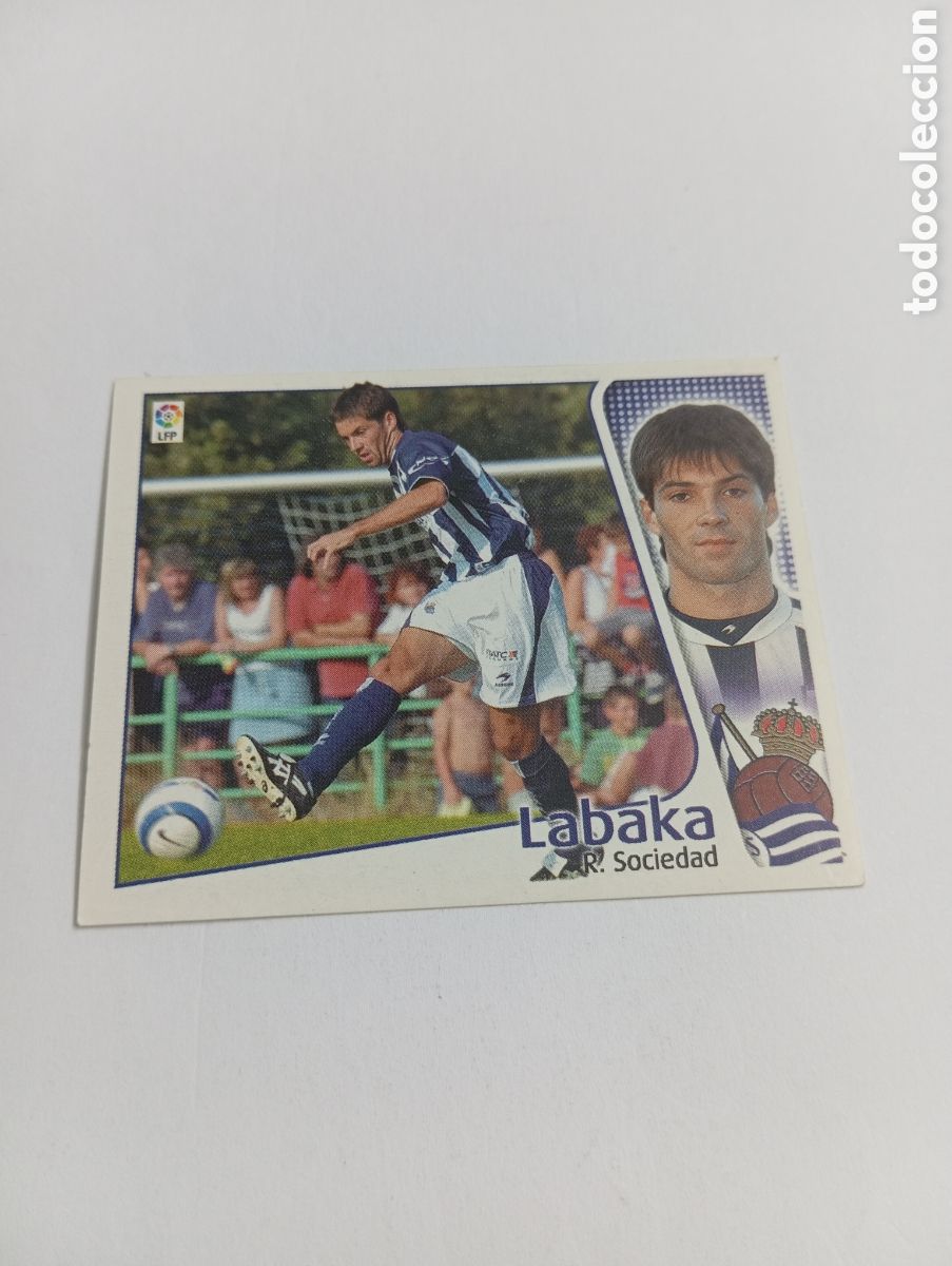 Cromos de F&uacute;tbol: LABAKA COLOCA Real Sociedad LIGA ESTE 2004 2005 PANINI 04 05