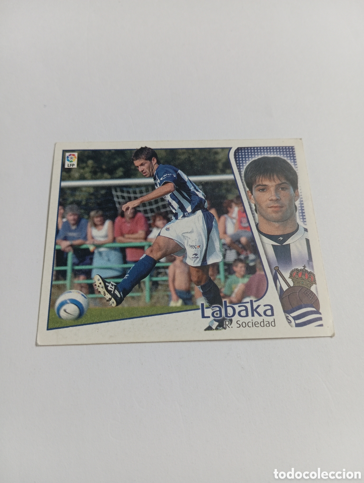 Cromos de F&uacute;tbol: LABAKA COLOCA Real Sociedad LIGA ESTE 2004 2005 PANINI 04 05