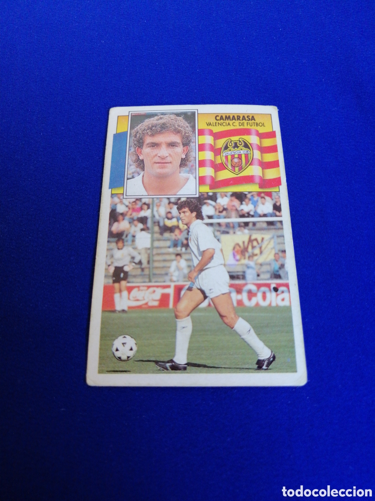 Cromos de F&uacute;tbol: LIGA 90-91 VALENCIA CLUB DE F&Uacute;TBOL - CAMARASA