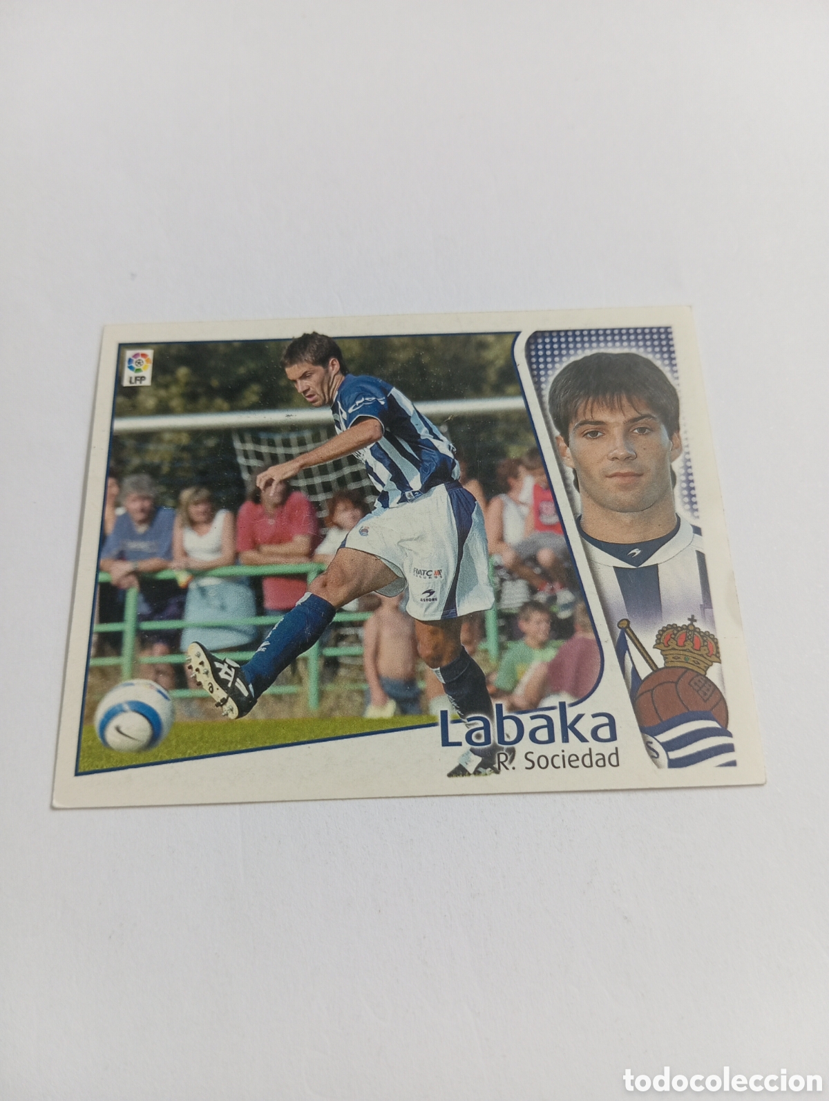 Cromos de F&uacute;tbol: LABAKA COLOCA Real Sociedad LIGA ESTE 2004 2005 PANINI 04 05