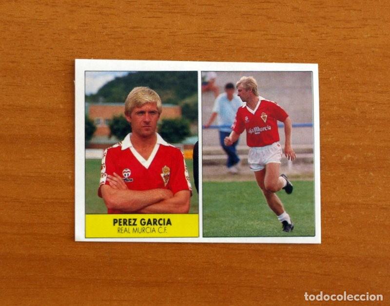 Cromos de F&uacute;tbol: Murcia - P&eacute;rez Garcia - Ediciones Festival 1987-1988, 87-88 - Nunca Pegado