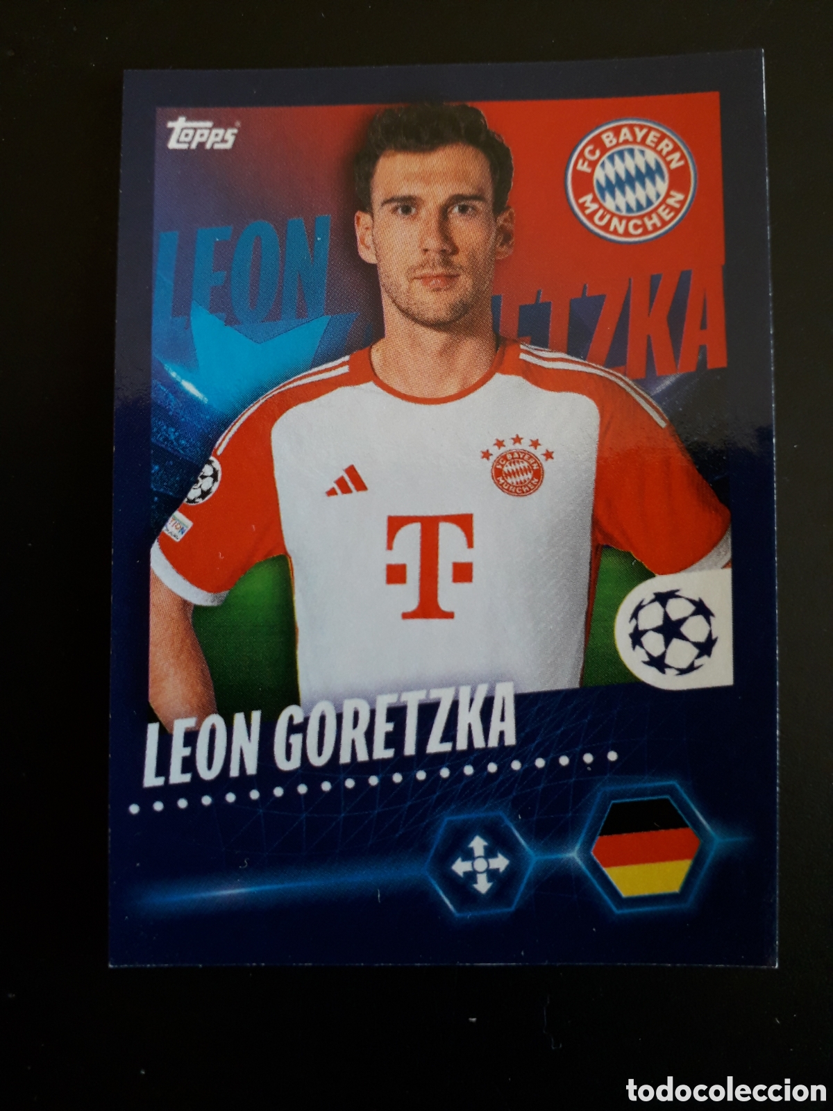 Cromos de F&uacute;tbol: L GORETZKA BAYERN MUNICH N&deg; 151 UEFA CHAMPIONS LEAGUE SEASON TOPPS 23 24 2023 2024 PEDIDO M&Iacute;NIMO 3&euro;.