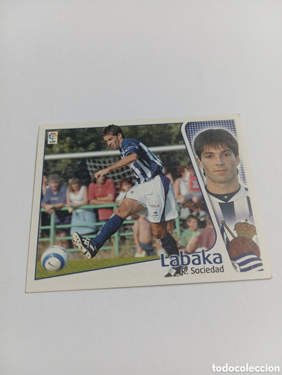 Cromos de F&uacute;tbol: LABAKA COLOCA Real Sociedad LIGA ESTE 2004 2005 PANINI 04 05