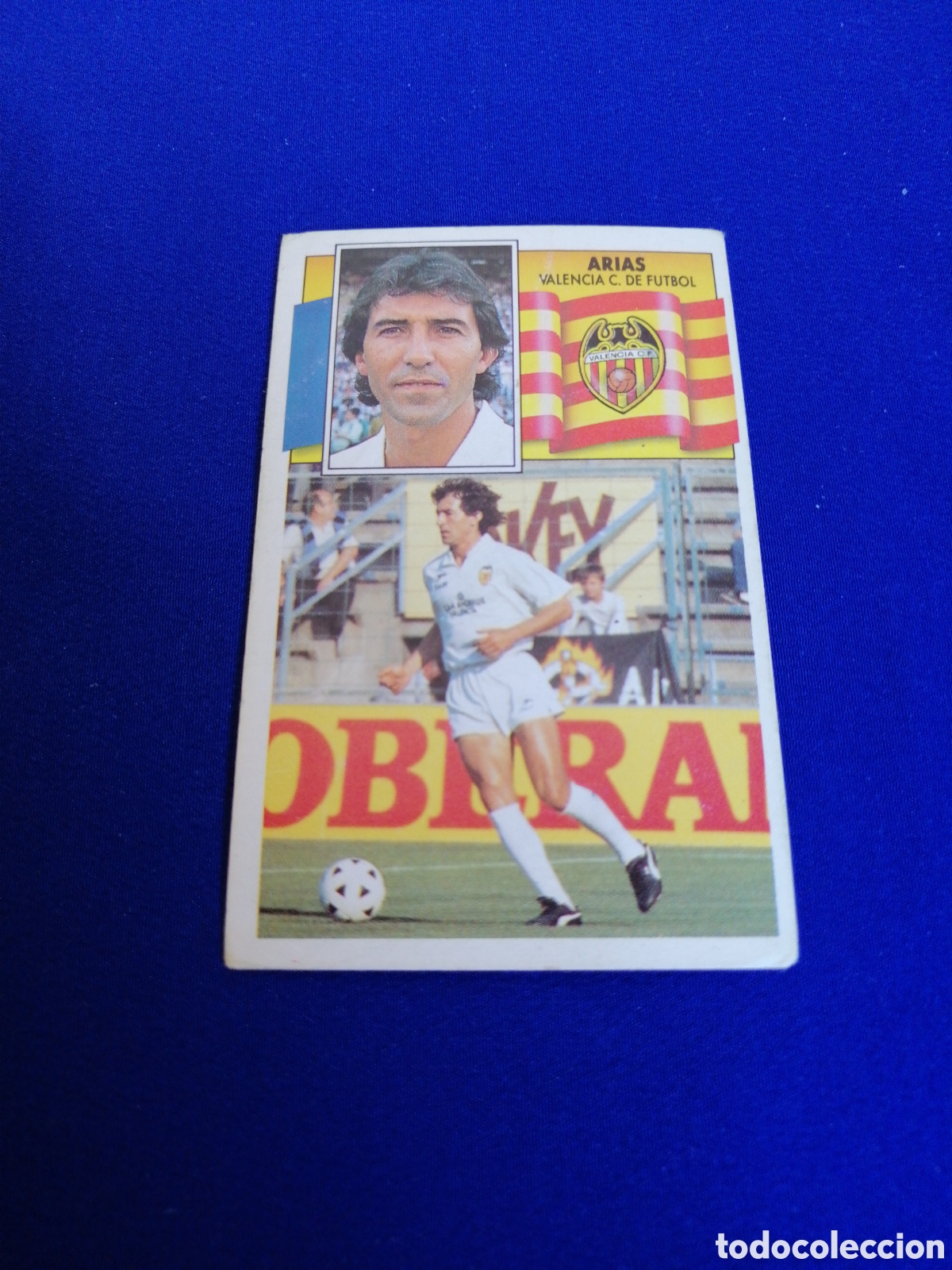 Cromos de F&uacute;tbol: LIGA 90-91 VALENCIA CLUB DE F&Uacute;TBOL - ARIAS