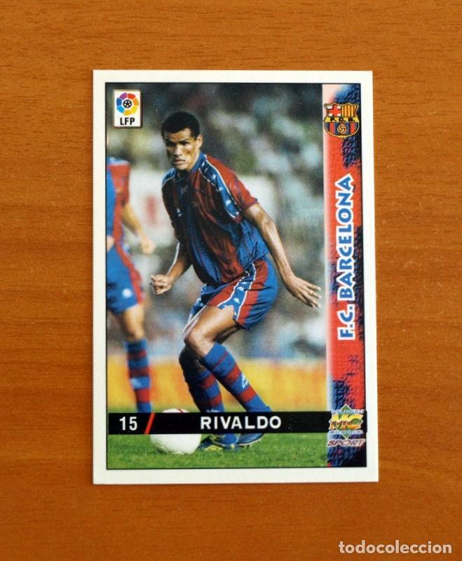 Cromos de F&uacute;tbol: Barcelona - N&ordm; 15 Rivaldo - Mundicromo Las Fichas de la Liga 1998-1999-98-99