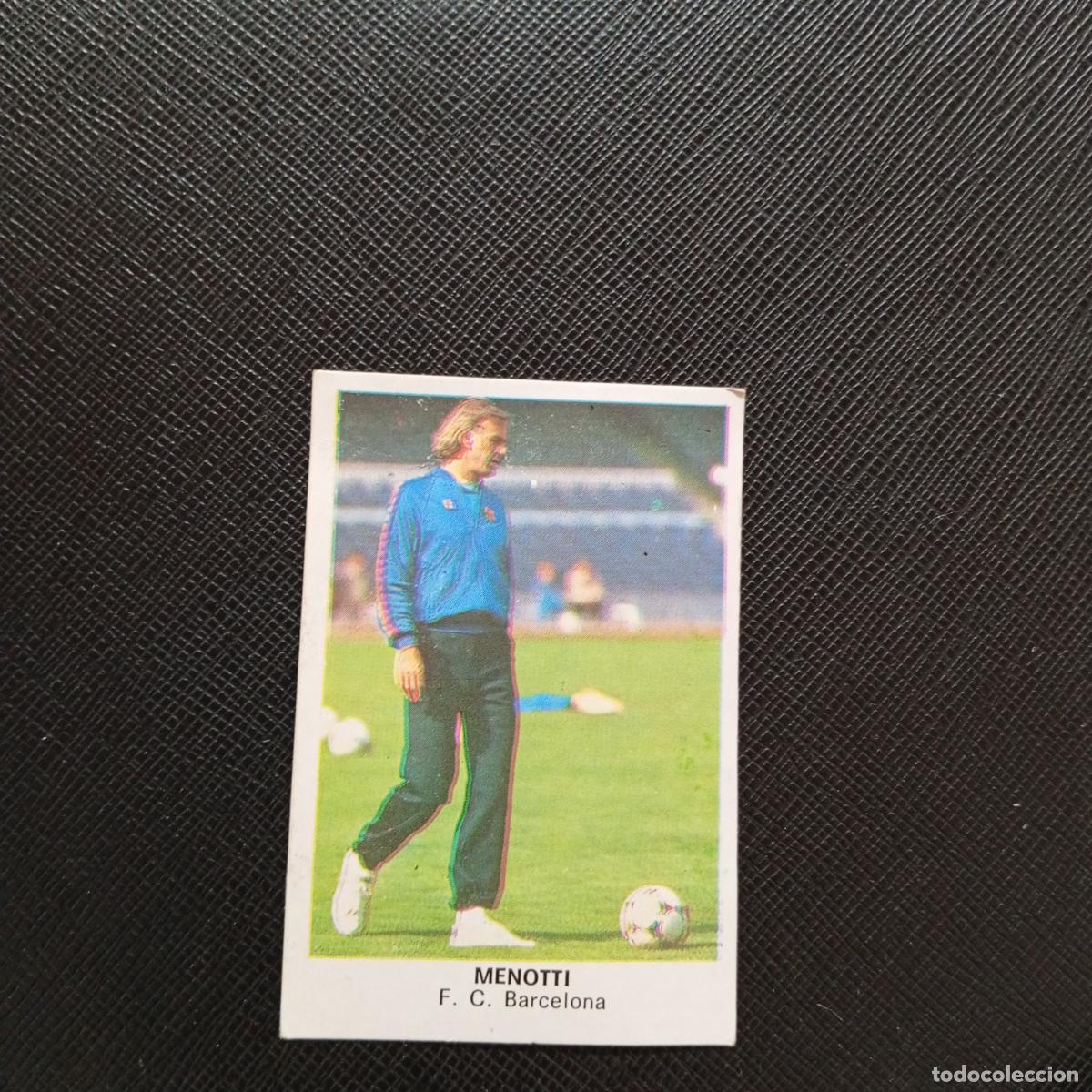 Cartes &agrave; collectionner de Football: MENOTTI BARCELONA CANO 1983 1984 CROMO FUTBOL 83 84 LIGA - DESPEGADO - A113 PG91
