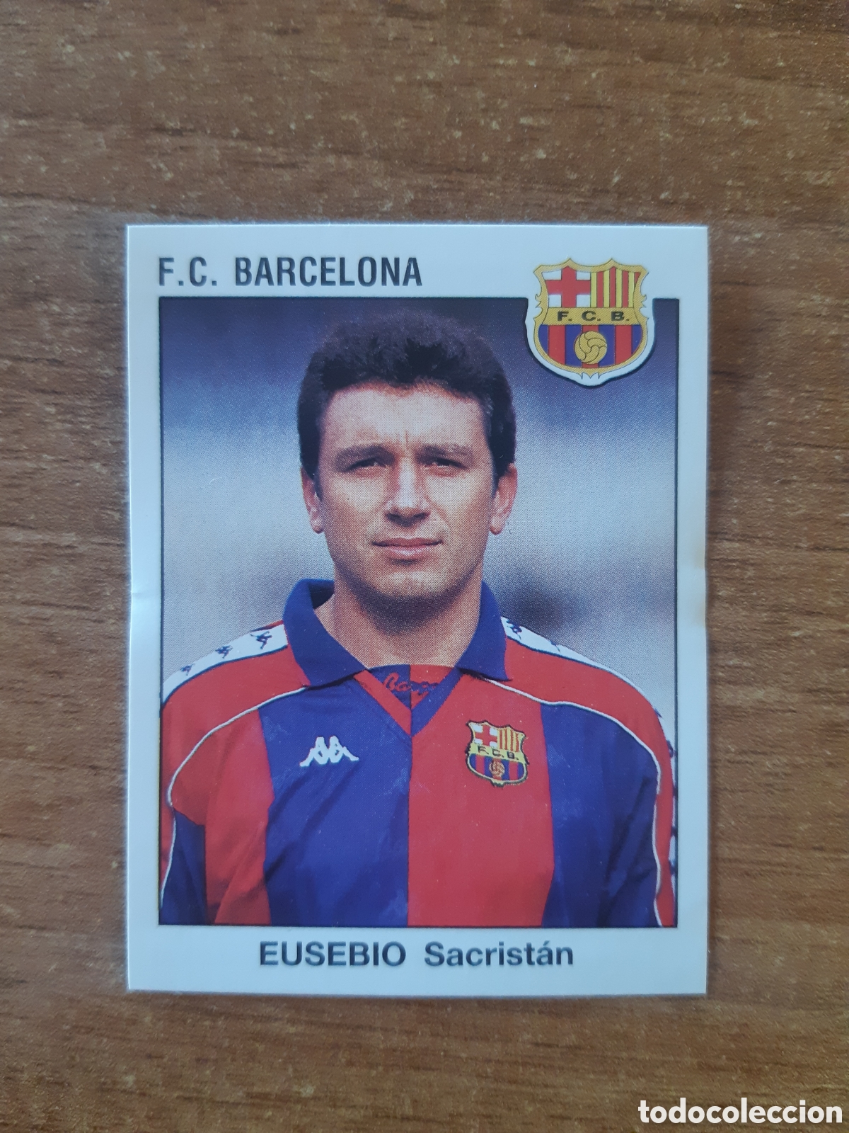 Cromos de Futebol: N&deg;77 Eusebio Sacrist&aacute;n (Barcelona) Estrellas liga 93-94 PANINI. Nunca pegado