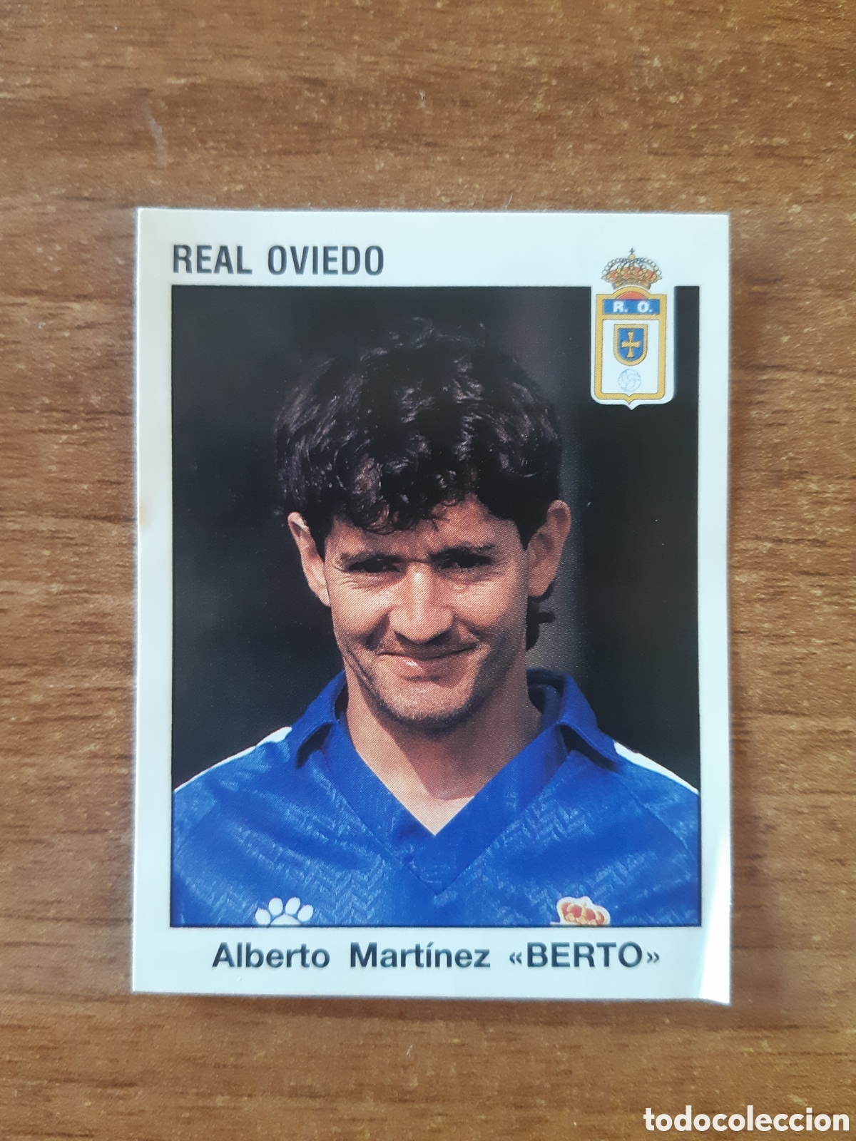 Figurine di Calcio: N&deg;200 Berto (Oviedo) Estrellas liga 93-94 PANINI. Nunca pegado, sin pegar