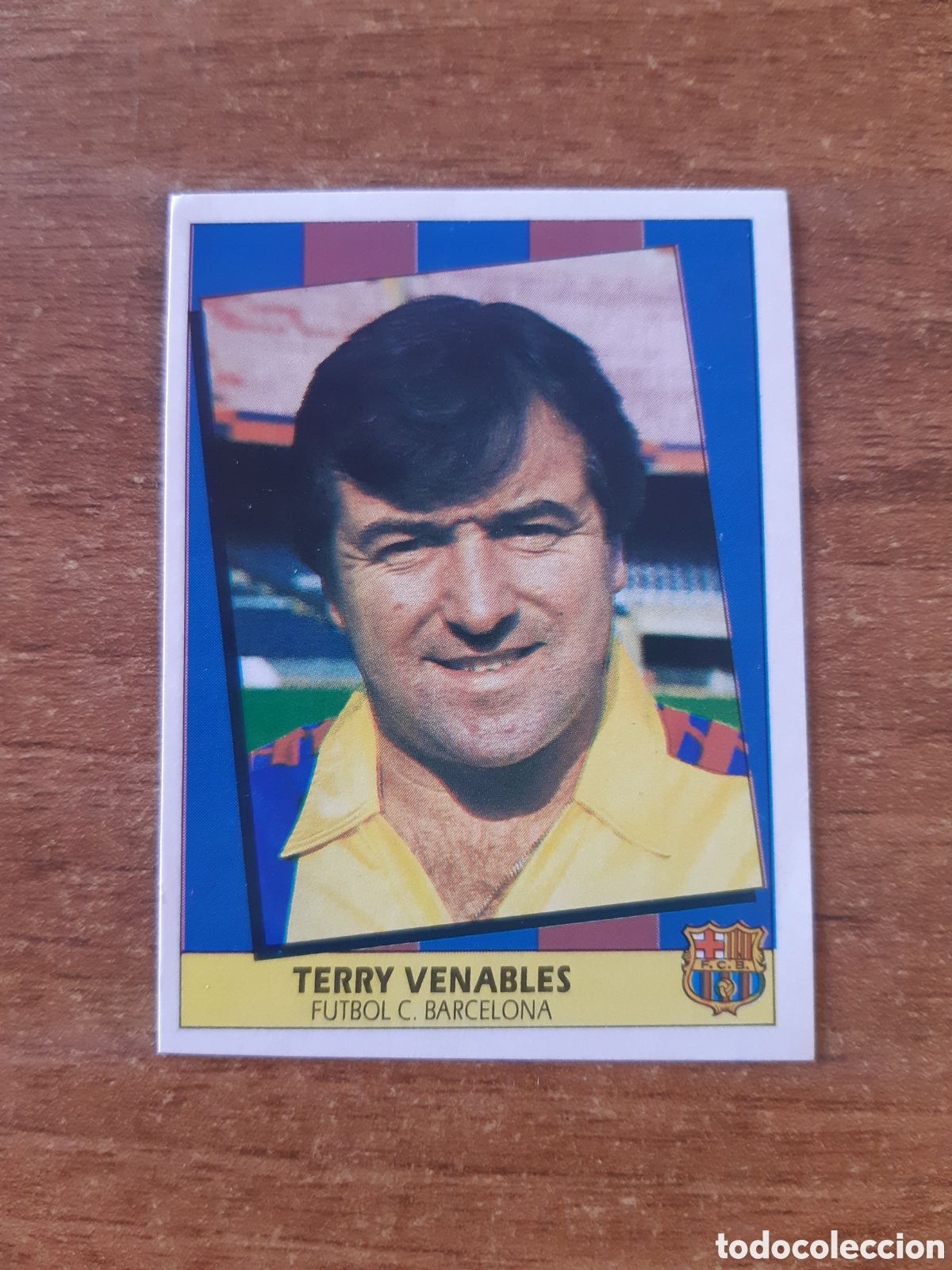 Figurine di Calcio: Entrenador Terry Venables (Barcelona) Liga 87-88 ESTE. Nunca pegado, sin pegar