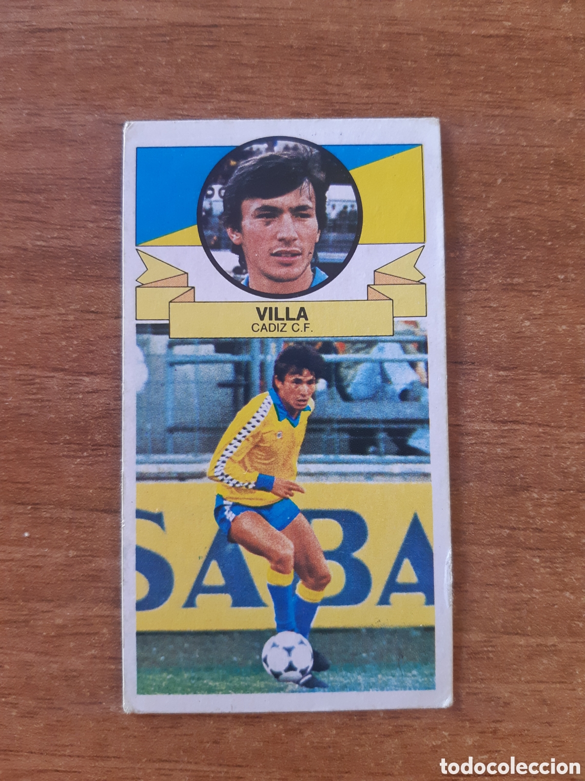 Football Stickers: Villa (C&aacute;diz) liga 85-86 ESTE. Nunca pegado , NUEVO