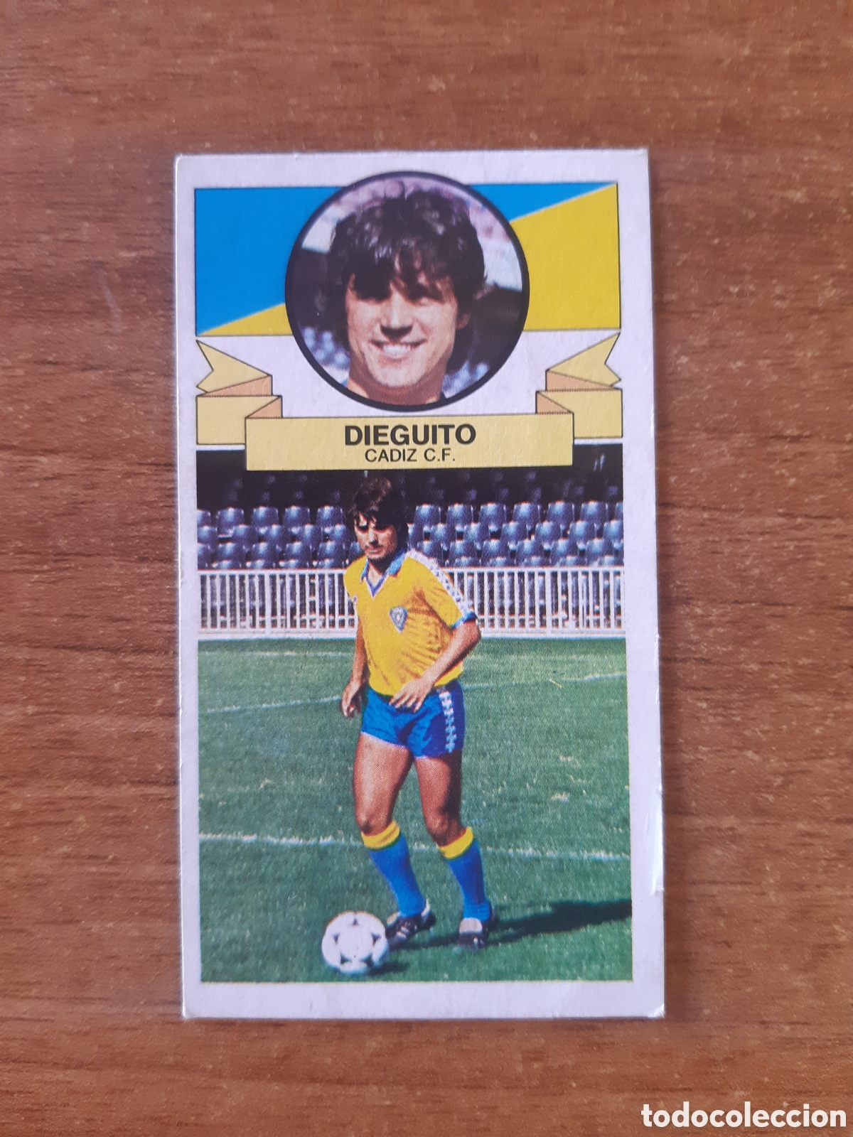 Football Stickers: Dieguito (C&aacute;diz) liga 85-86 ESTE. Nunca pegado