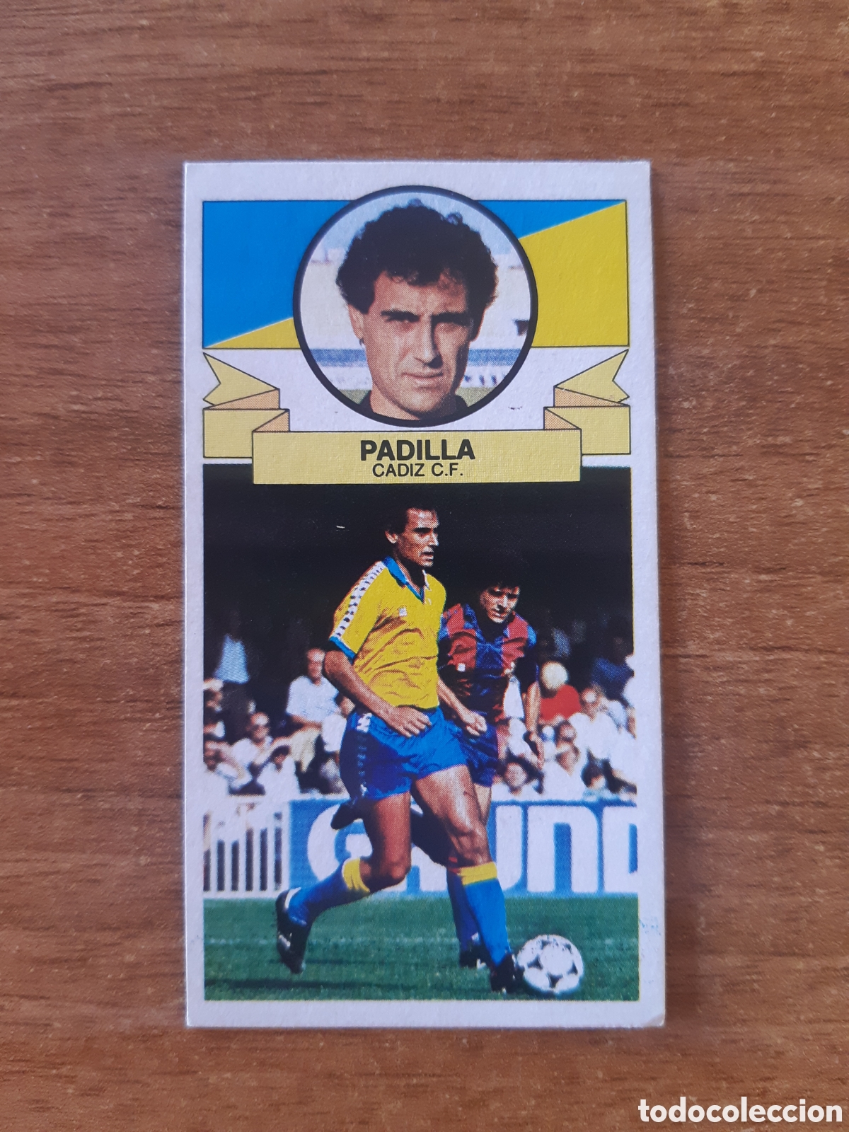 Football Stickers: Padilla (C&aacute;diz) liga 85-86 ESTE. Nunca pegado