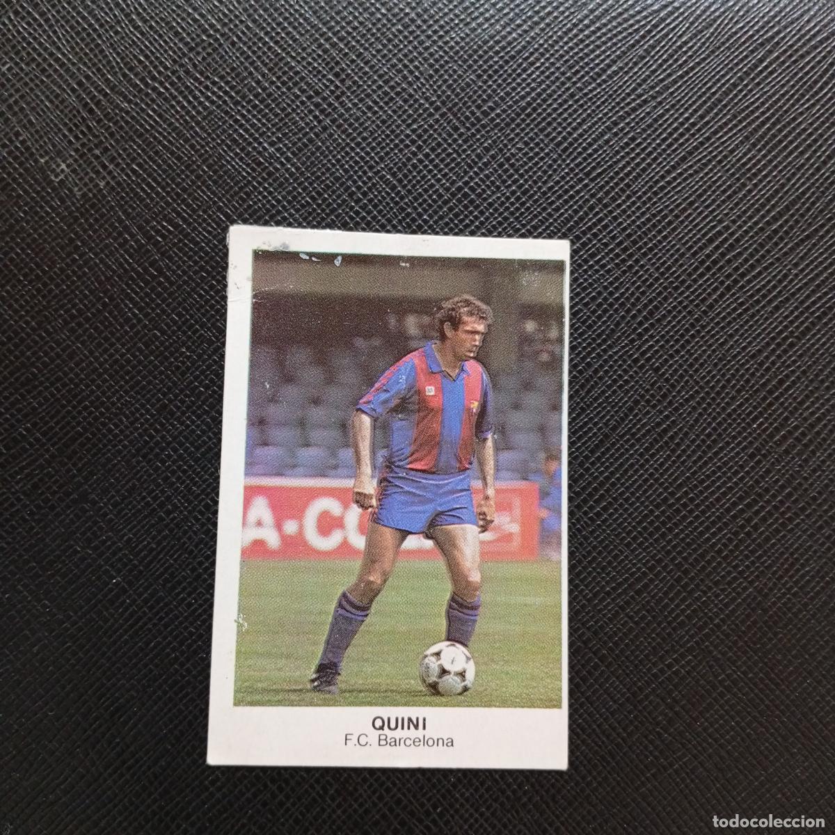 Fu&szlig;ball-Sticker: QUINI BARCELONA CANO 1983 1984 CROMO FUTBOL 83 84 LIGA - DESPEGADO - A113 PG91 BAJA