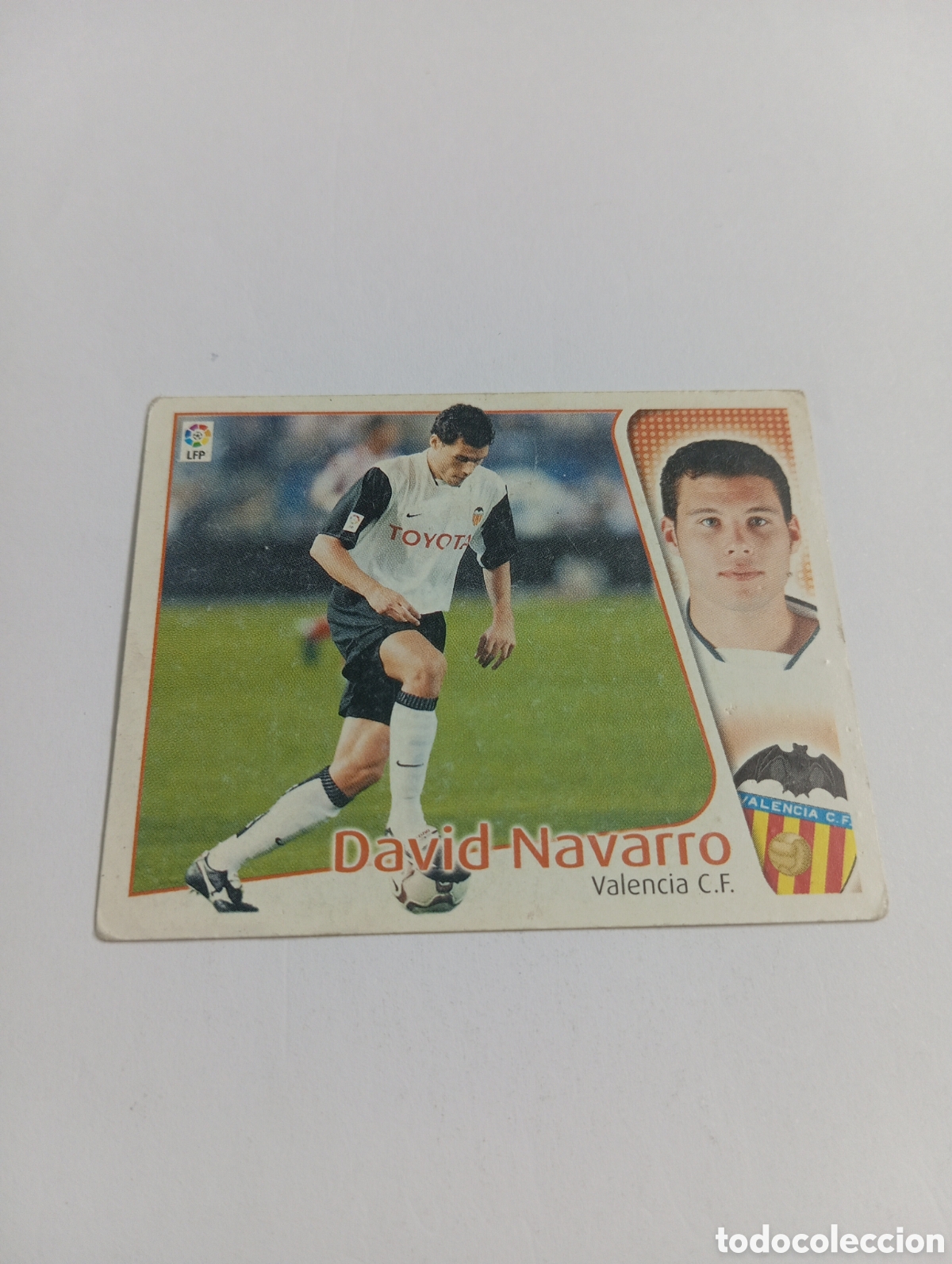 Cromos de F&uacute;tbol: DAVID NAVARRO Valencia LIGA ESTE 2004 2005 PANINI 04 05