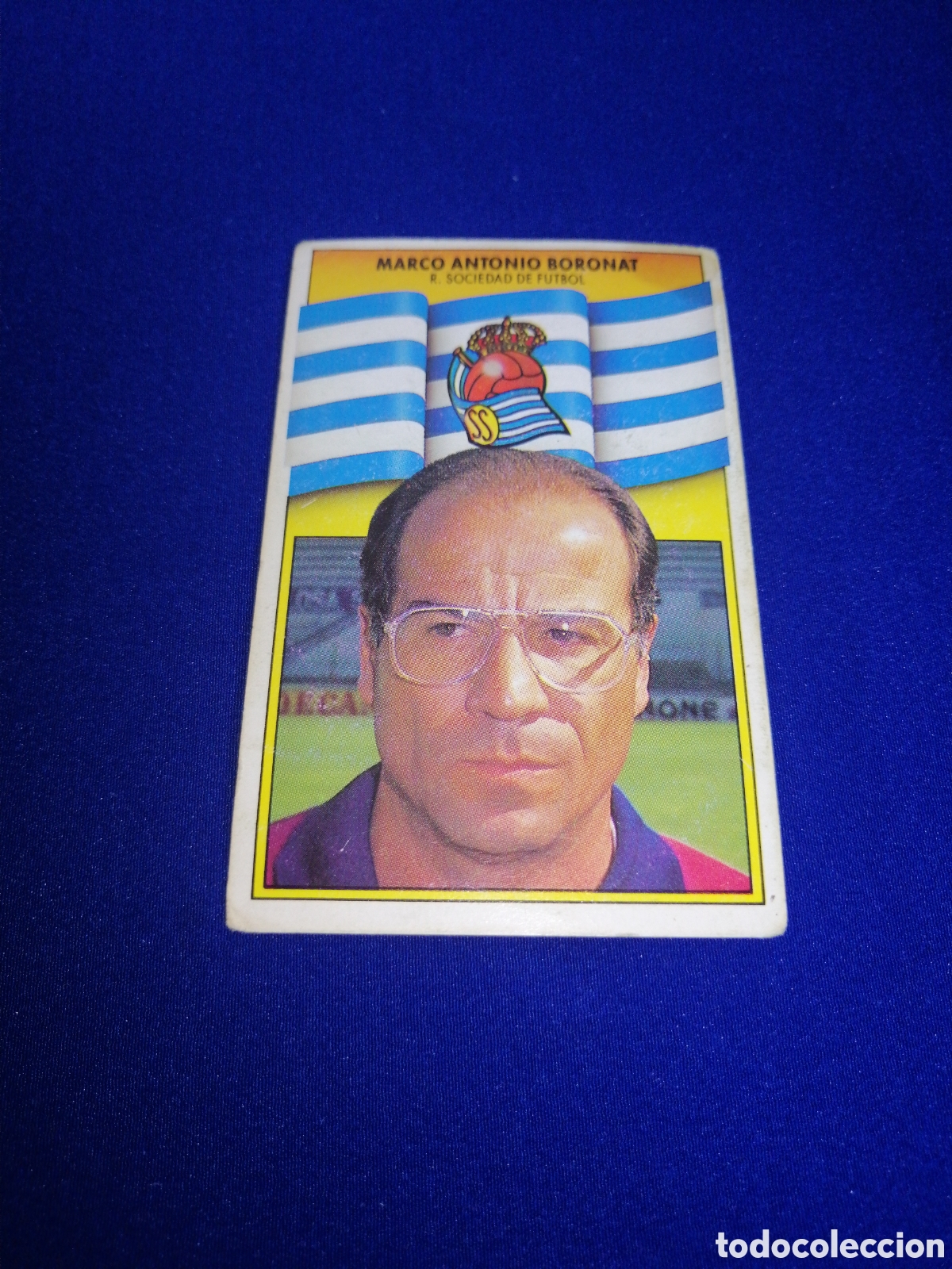 Cartes &agrave; collectionner de Football: LIGA 90-91 REAL SOCIEDAD DE F&Uacute;TBOL - MARCO ANTONIO BORONAT