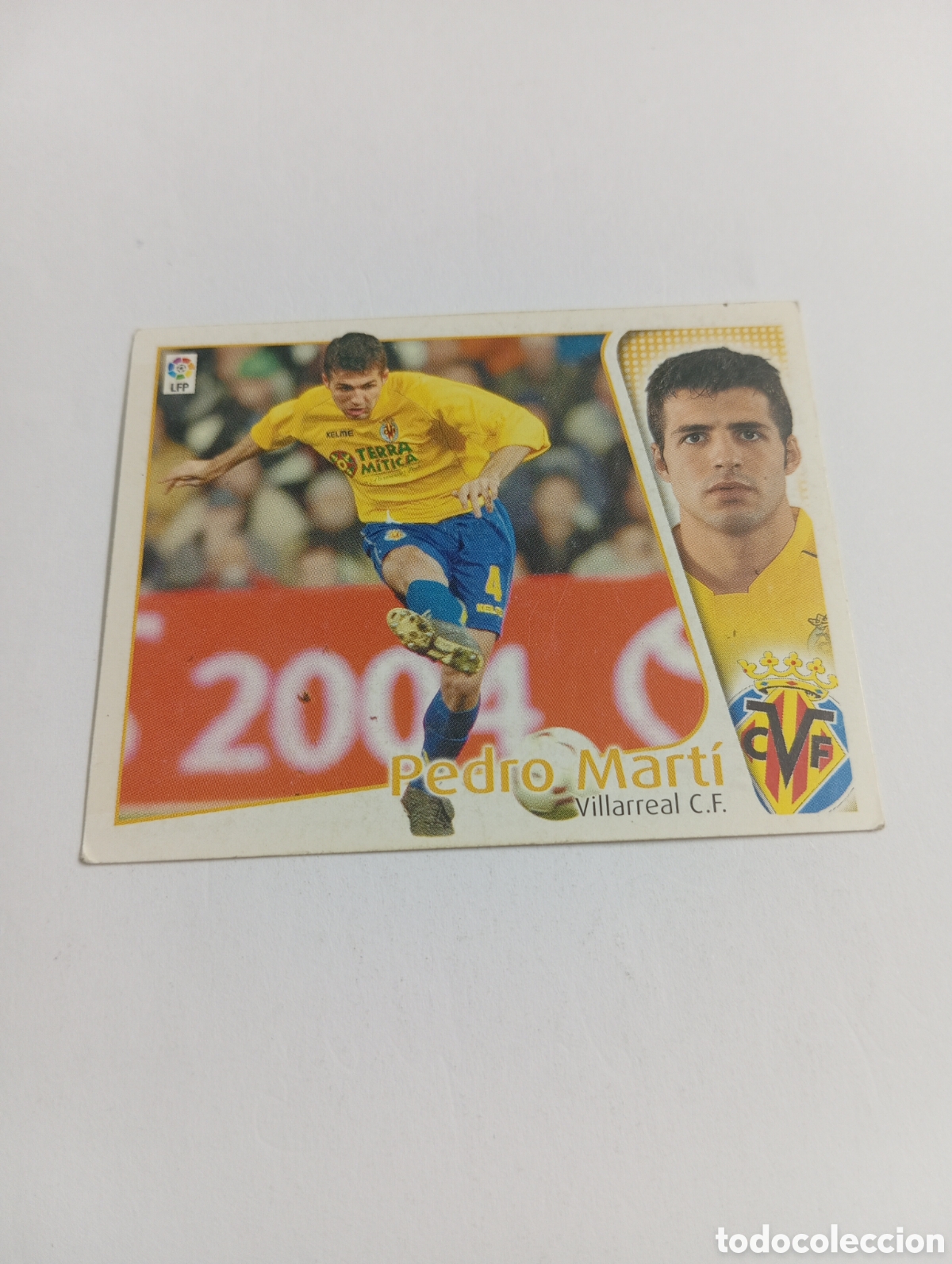 Cromos de F&uacute;tbol: PEDRO MARTI Villarreal LIGA ESTE 2004 2005 PANINI 04 05