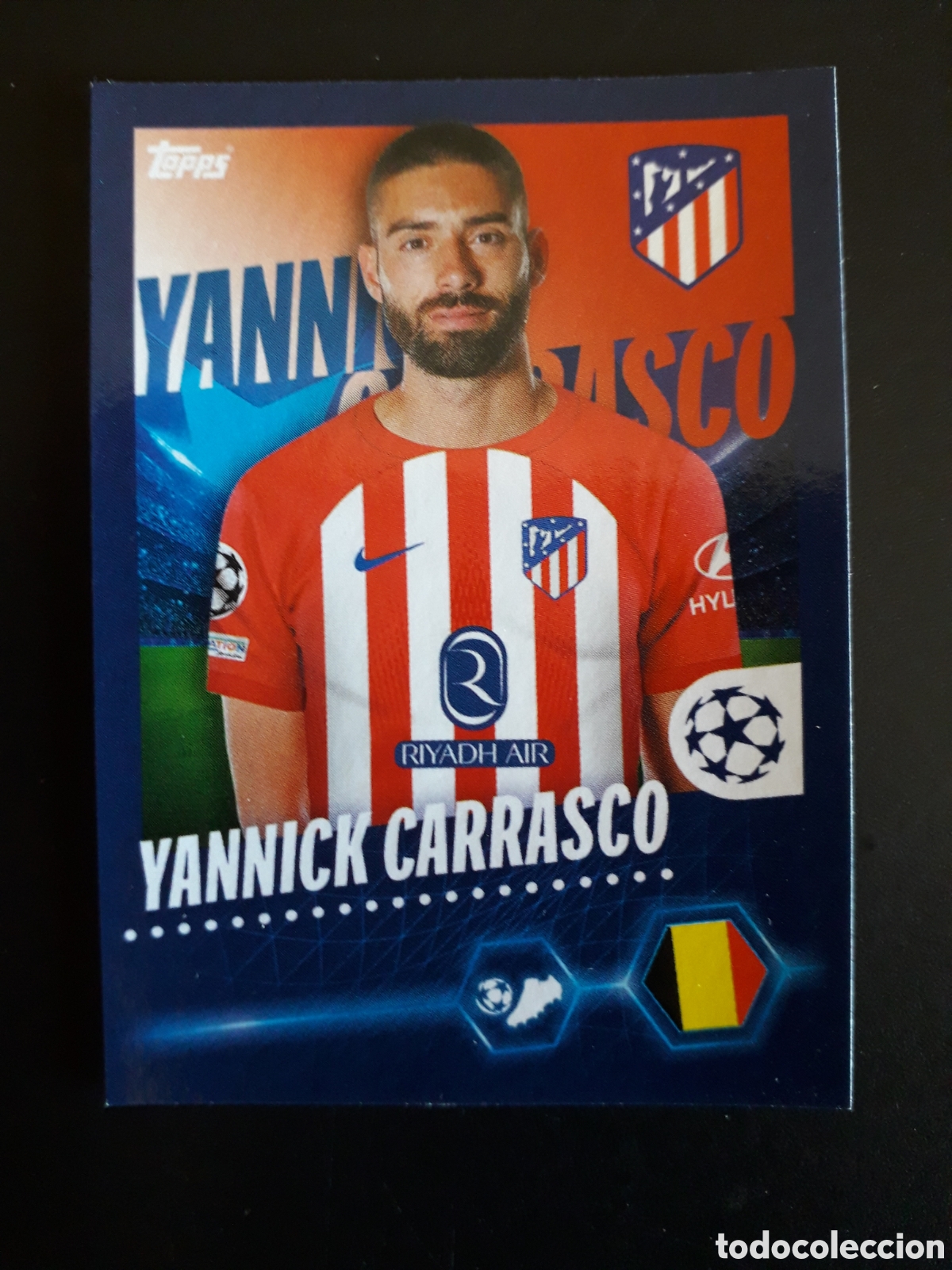 Cromos de F&uacute;tbol: CARRASCO AT MADRID N&deg; 77 UEFA CHAMPIONS LEAGUE SEASON TOPPS 23 24 2023 2024 PEDIDO M&Iacute;NIMO 3&euro;.