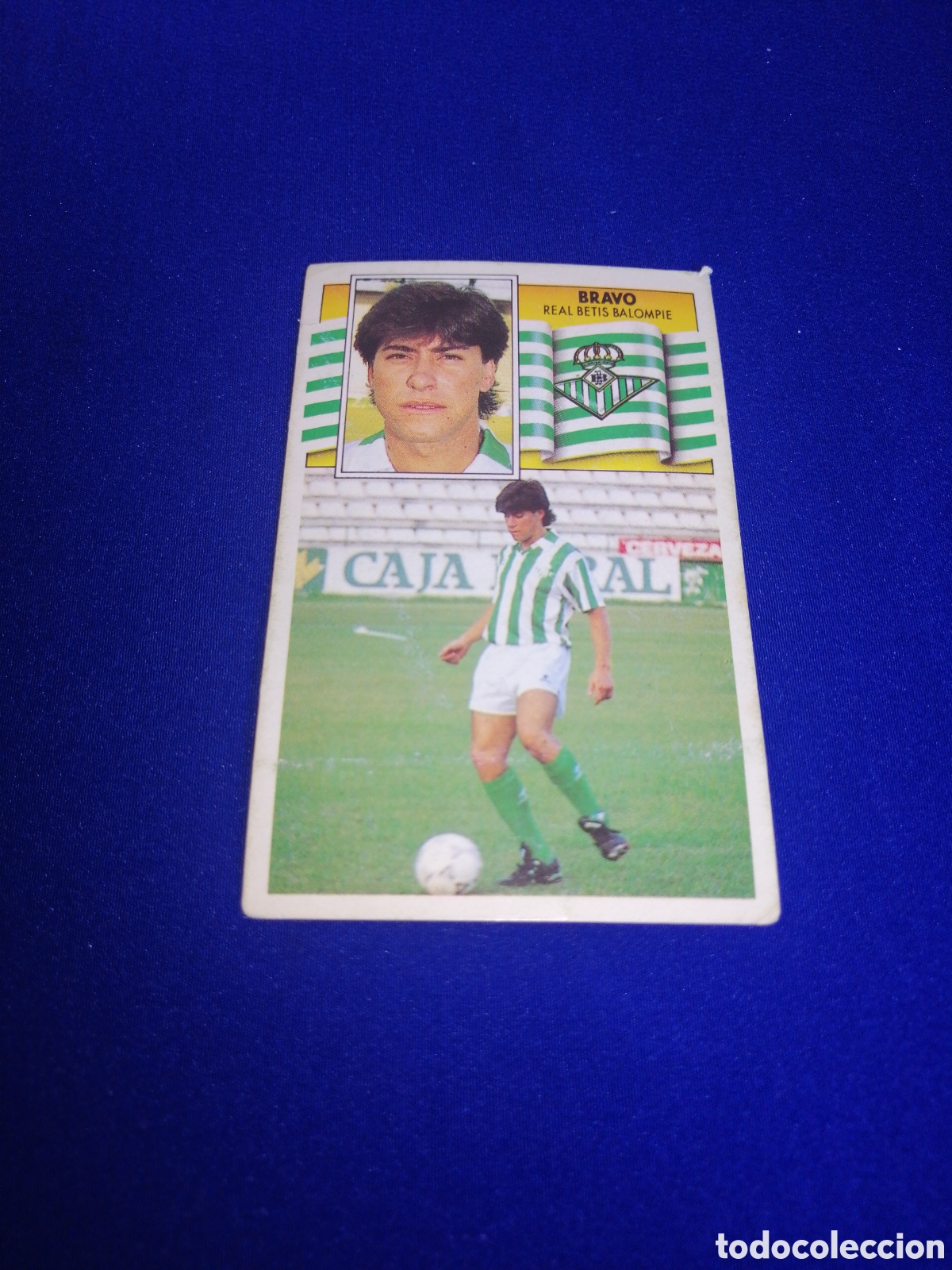 Cromos de F&uacute;tbol: LIGA 90-91 REAL BETIS BALOMPIE - FICHAJES N&deg; 28 BRAVO