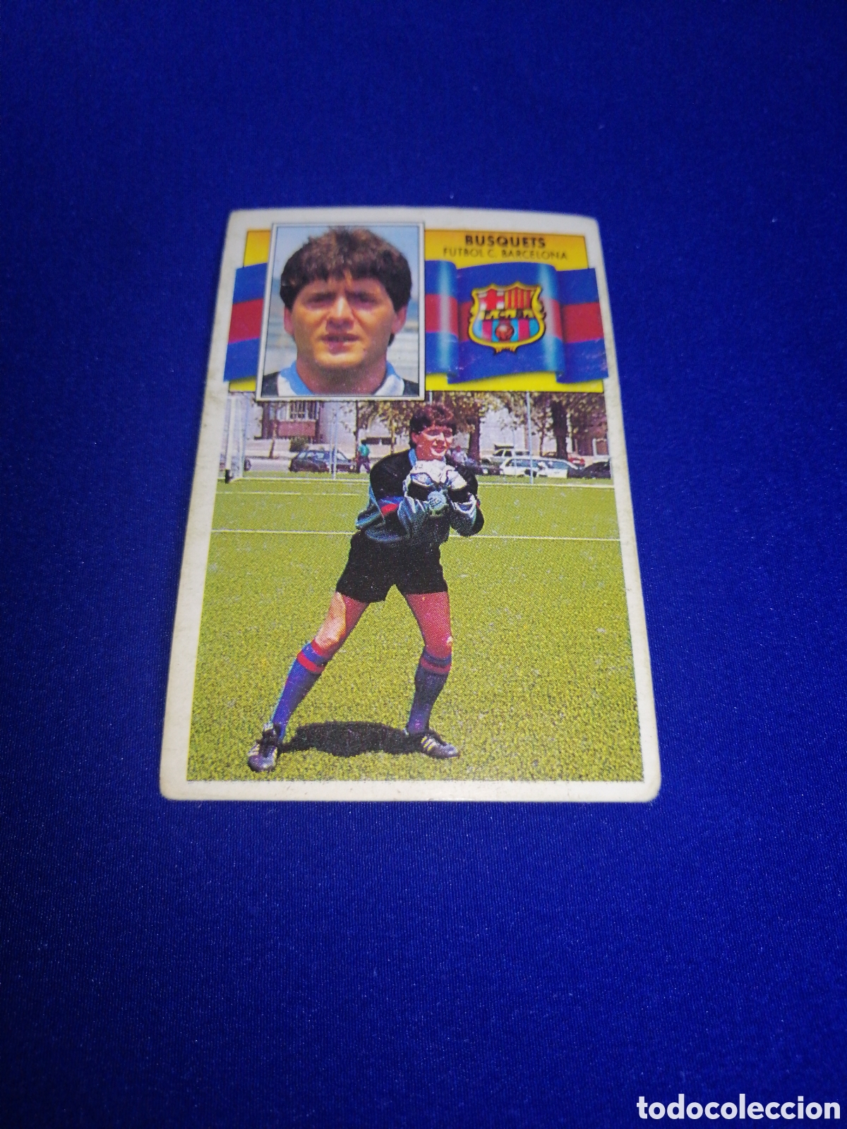 Cromos de F&uacute;tbol: LIGA 90-91 F&Uacute;TBOL CLUB BARCELONA - BUSQUETS - (COLOCA)