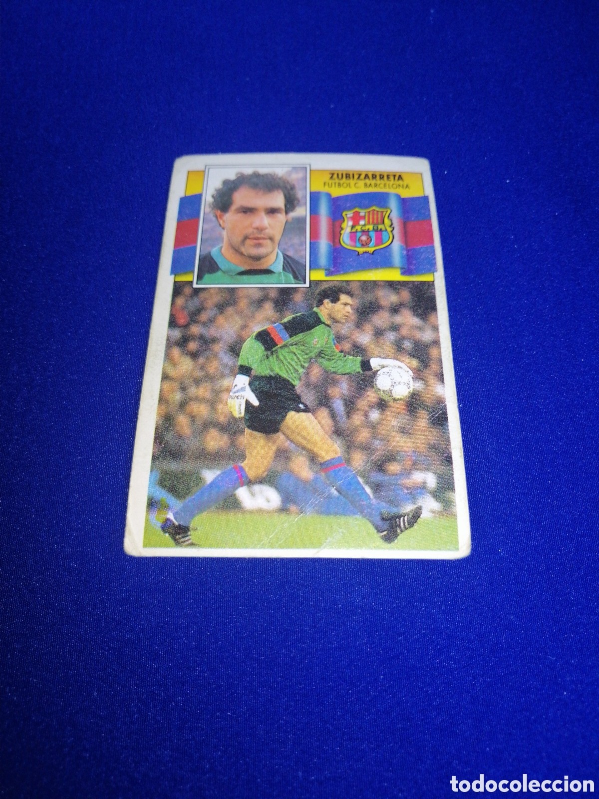 Cromos de F&uacute;tbol: LIGA 90-91 F&Uacute;TBOL CLUB BARCELONA -ZUBIZARRETA