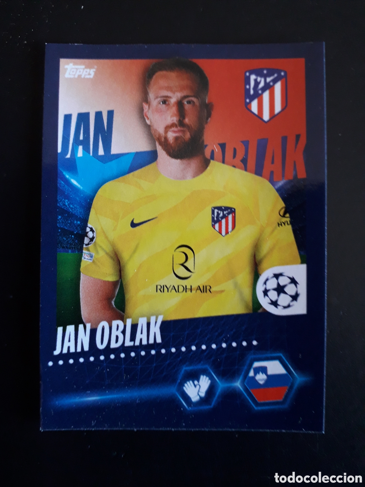 Cromos de F&uacute;tbol: JAN OBLAK AT MADRID N&deg; 67 UEFA CHAMPIONS LEAGUE SEASON TOPPS 23 24 2023 2024 PEDIDO M&Iacute;NIMO 3&euro;