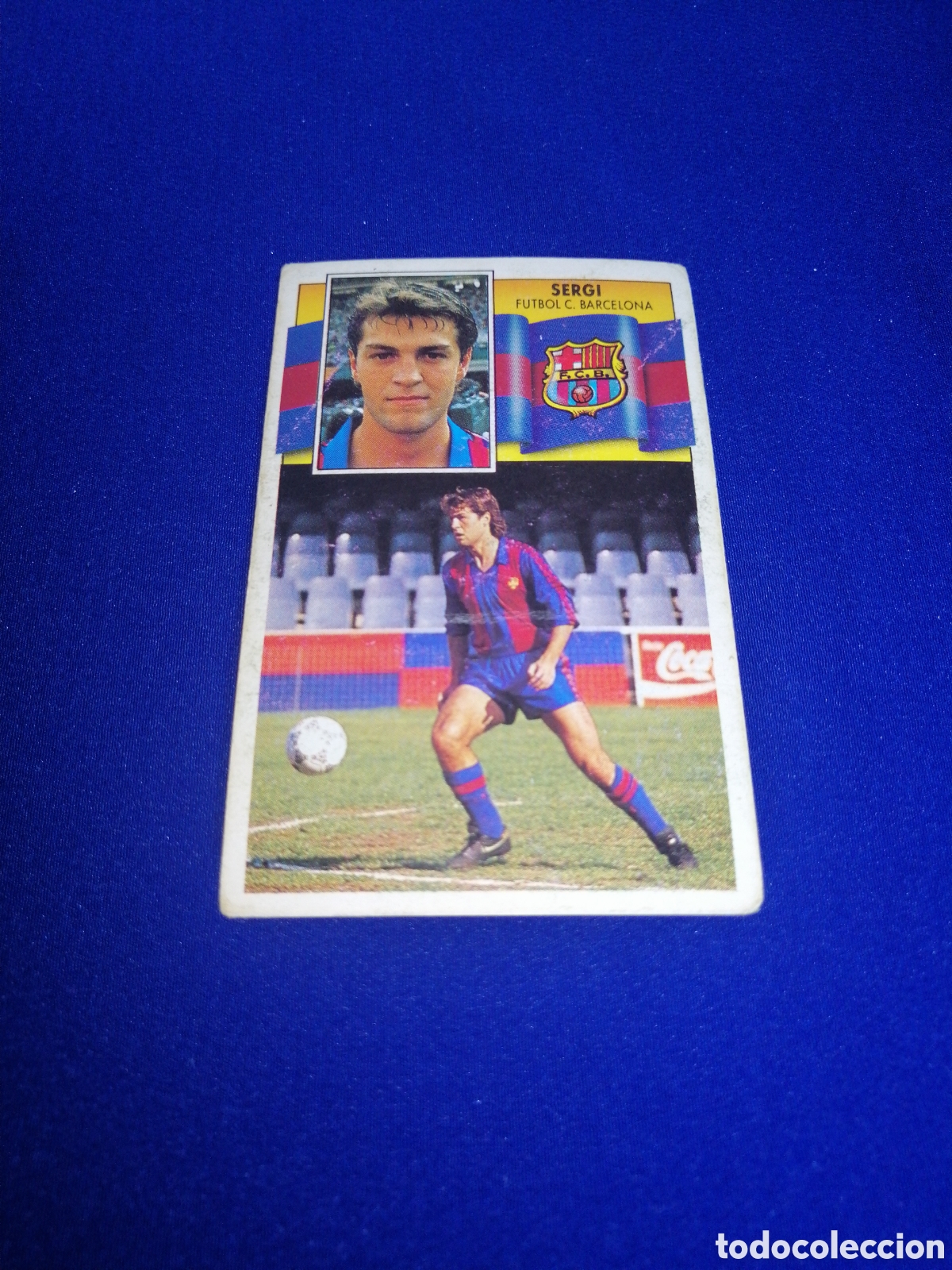 Cromos de F&uacute;tbol: LIGA 90-91 F&Uacute;TBOL CLUB BARCELONA - SERGI