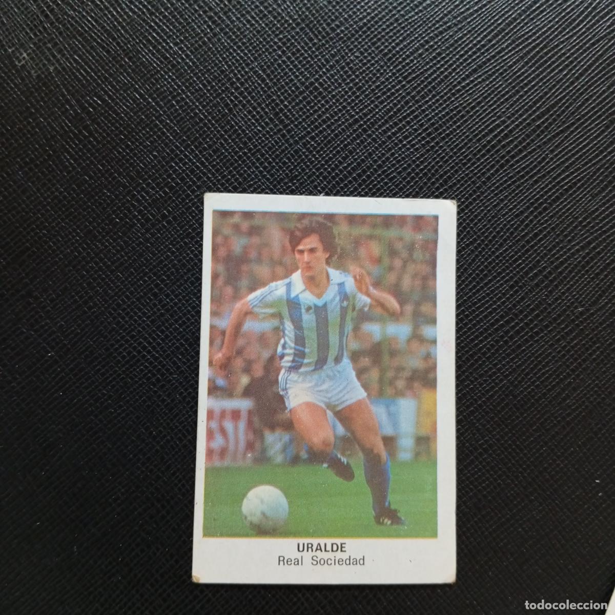 Cromos de F&uacute;tbol: URALDE REAL SOCIEDAD CANO 1983 1984 CROMO FUTBOL 83 84 LIGA - DESPEGADO - A113 PG109